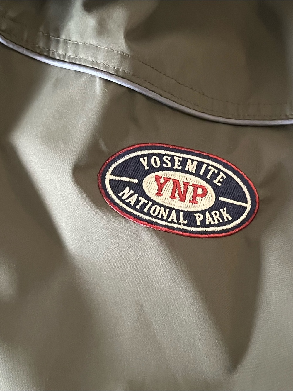Yosemite National Park Olive Jacket with Patch